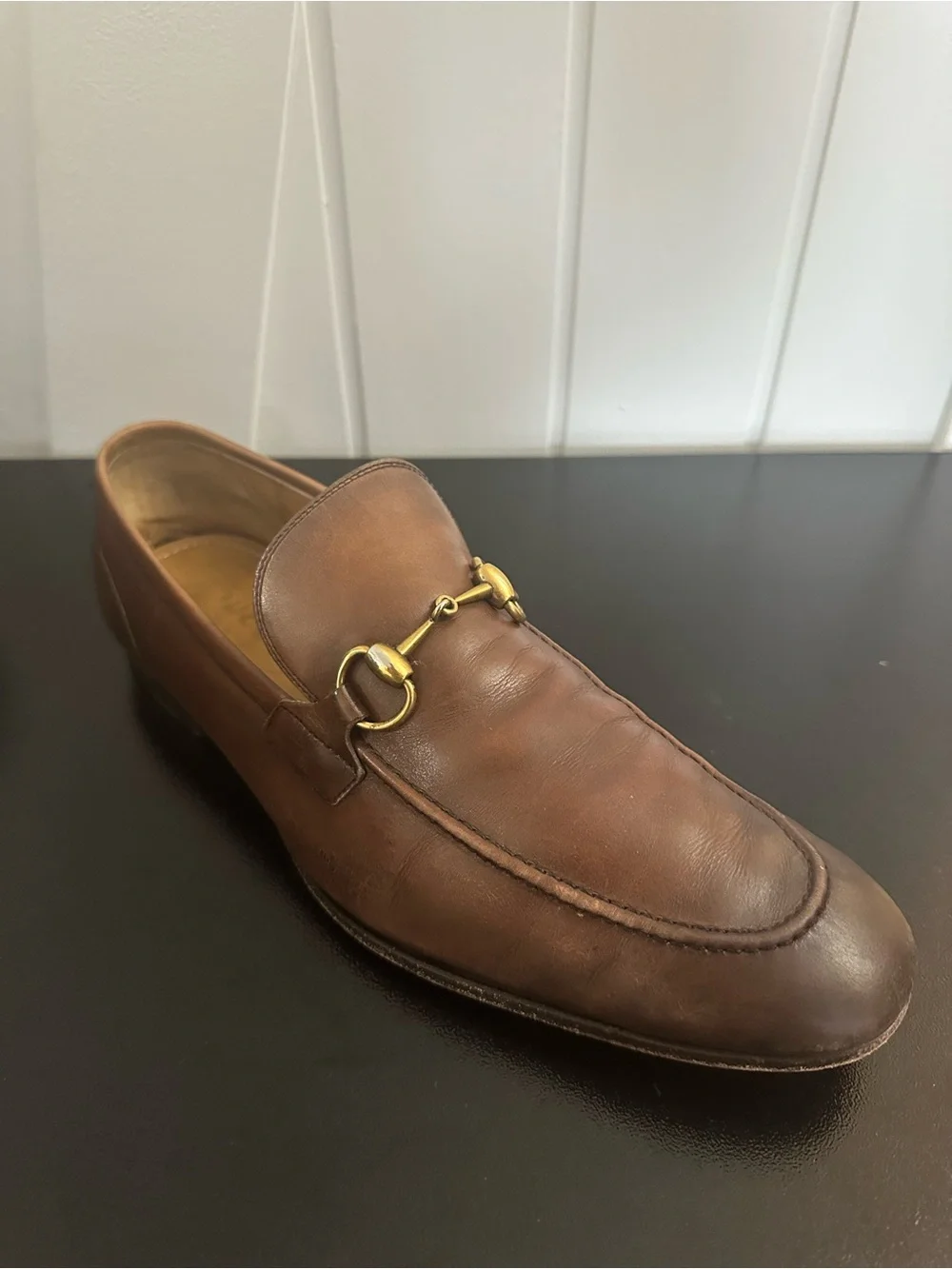 Gucci jordaan leather